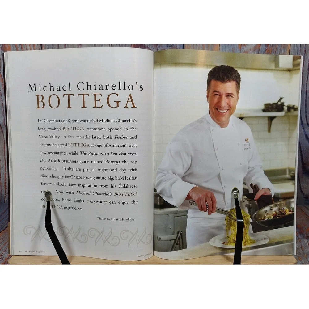 Food Magazine PREVIEW ISSUE Rocco, Alton Brown, Emeril, Michael Chiarello